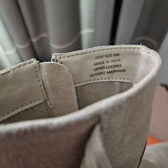 Coconuts by Matisse Booties Ankle Fringe Jane Tan Suede Heeled Boots Casual - Picture 8 of 12